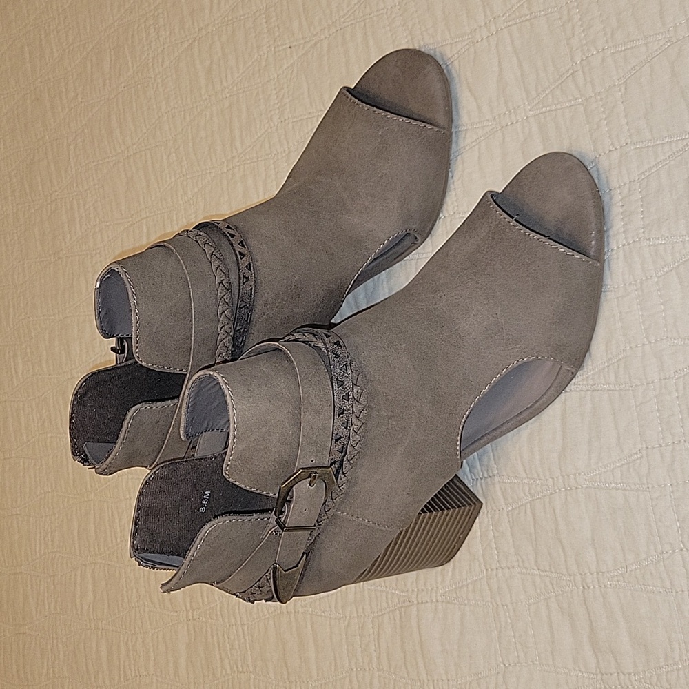 JellyPop Tenley Open-toe Booties